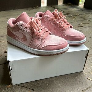 Pink Velvet Air Jordan’s